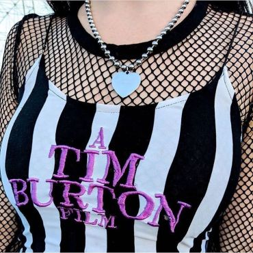 Tim Burton Cami Striped Vest Top