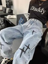 Baggy Denim Wide Graffiti Harajuku Jeans